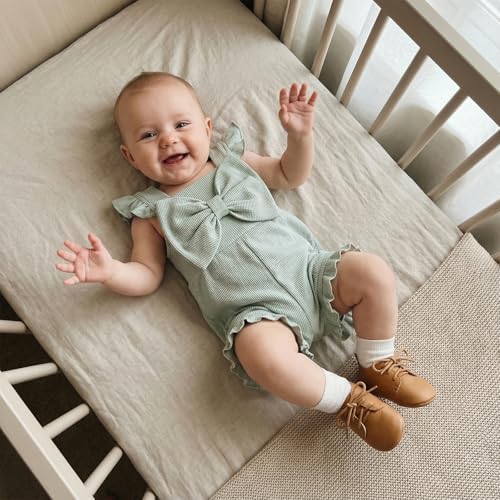 Little Girl Romper Toddler Overalls Summer Bow Jumpsuit Boho Outfit 6M-5T - Image 4