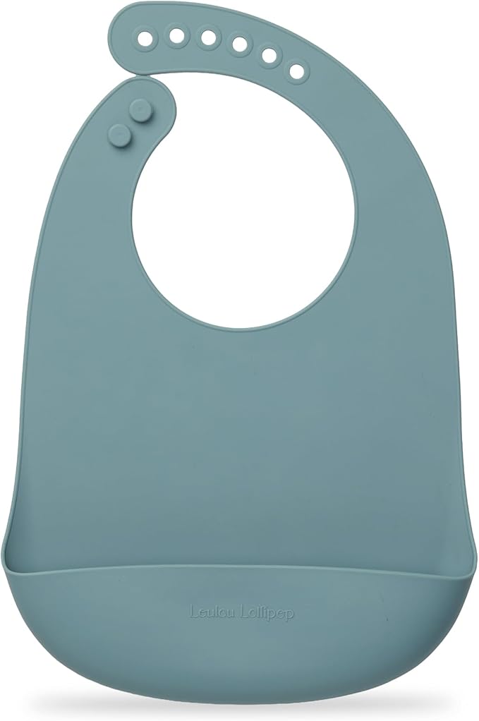 Loulou Lollipop Soft, Waterproof Silicone Feeding Bib by LoulouLollipop