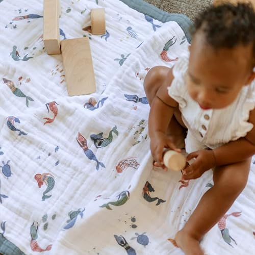 Little Unicorn Newborn Receiving Quilt | Ultra- Soft - Image 5