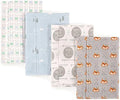 Luvable Friends Unisex Baby Cotton Flannel Burp Cloths, Wild Free, One Size by Luvable+Friends