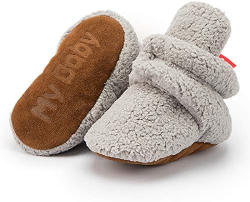 HsdsBebe Unisex Newborn Baby Cotton Booties Non-Slip Sole by HsdsBebe