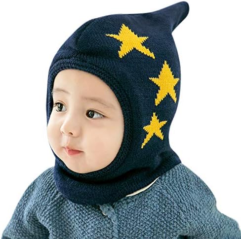 Baby Winter Hat Scarf Set, Unisex Infant Toddler Kids Hat Scarf by GZMM