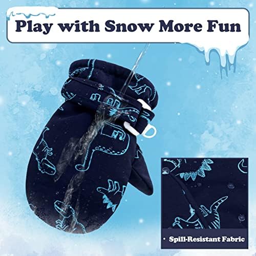 Sarfel Toddler Mittens Waterproof Toddler Gloves Baby Winter Mittens Toddler - Image 2