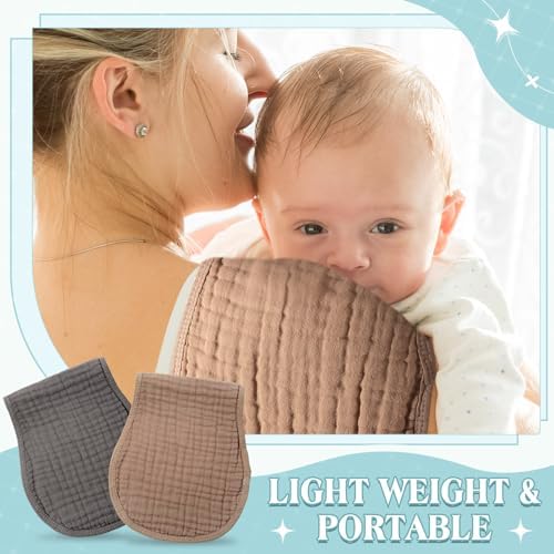 Frienda 8 Pack Muslin Burp Cloths - Image 6