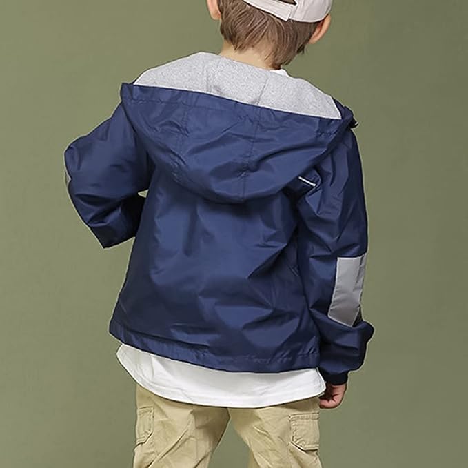 Volunboy Toddler Boys Spring Windbreaker Lightweight Jacket | baby boy - Image 3