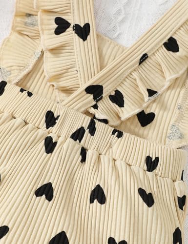 Fullfamous Baby Girl Ruffled Jumpsuit and Headband Set - Image 6