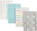 Luvable Friends Unisex Baby Cotton Flannel Burp Cloths, Basic Elephant by Luvable+Friends