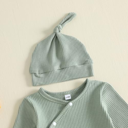 Kuriozud Newborn Baby Boy Going Home Outfit Kimono Romper - Image 6