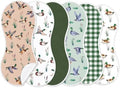 party greeting 6 Pcs Mallard Duck Baby Burp Cloths by partygreeting