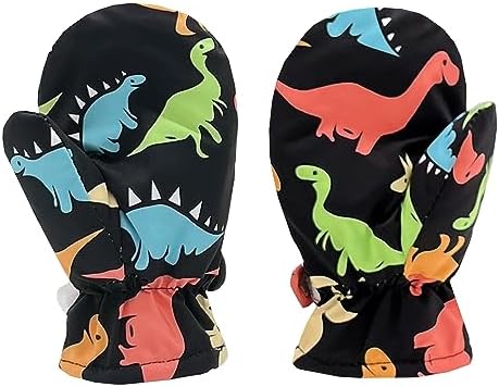 Toddler Gloves Kids Mittens Winter Warm Lined Fleece Gloves Waterproof Snow - Image 3