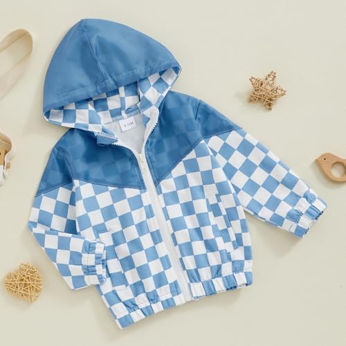 MERSARIPHY Toddler Boy Hoodies Jacket Baby Boy Lightweight Zip Up Coat - Image 3