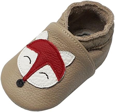 YALION Baby Soft Leather Shoes Suede Sole Infant Toddler First Walking Sports by YALION