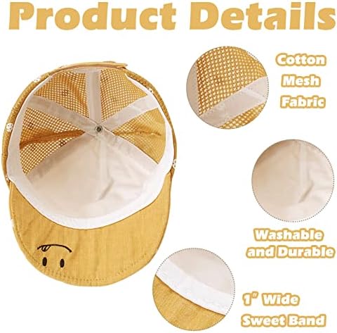 JANGANNSA Baby Duck Cap Infant Kids Sun Hat Bear Cute Cartoon Caps Spring Summer - Image 4