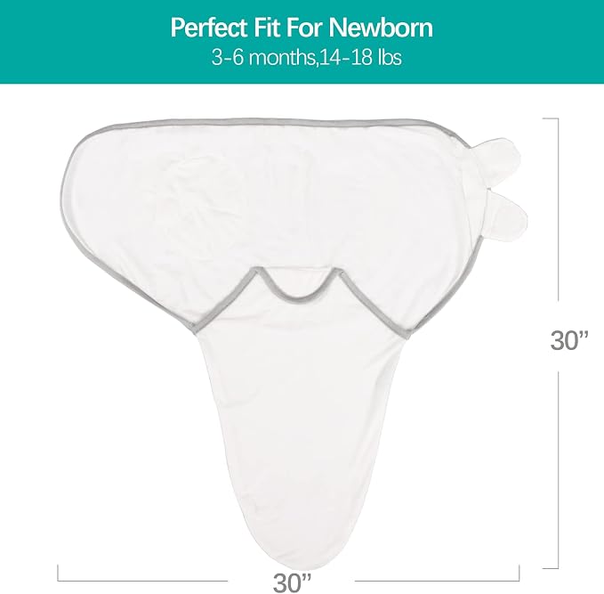 Biloban Baby Swaddle for Boy Girls, Baby Swaddles 3-6 Months | Swaddle Blanket - Image 5
