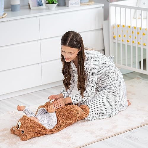 Baby Swaddle Blanket Bear 0-6 Months Cute Organic Ultra Soft Plush NewBorn Baby - Image 5