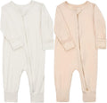 Aablexema Unisex Rayon of Bamboo Baby Footless Pajamas Romper by Aablexema