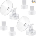 19mm Flange and Duckbill Valve Compatible with Spectra S1 Spectra S2 Spectra9 Plus Synergy Gold Breast Pump, Spectra Pump Parts S2 Parts S2 Accessories Replacement