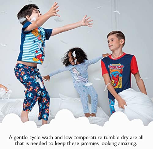 Disney Unisex Kids' 6-piece Snug-fit Cotton Matching Comfortable Pajama Set - Image 6