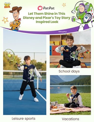 Disney Bomber Jacket Spider Man Marvel Toy Story Cars Varsity Cardigan2-13Y - Image 6