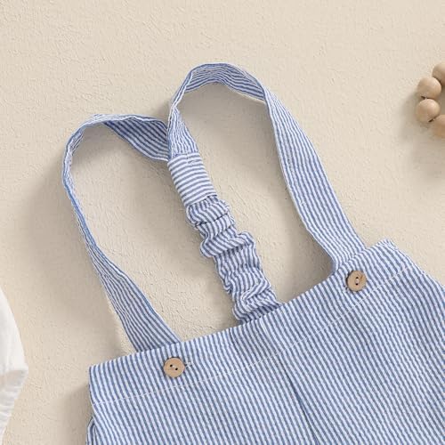 PUHHAPIEY Baby Boy Gentleman Wedding Outfit Dress Romper Suspender Pants | 0 3 - Image 6
