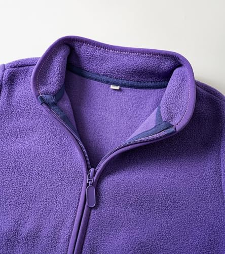 Toddler Boys Girls Fleece Jacket Lightweight Fall Spring 2-12 Years - Image 7