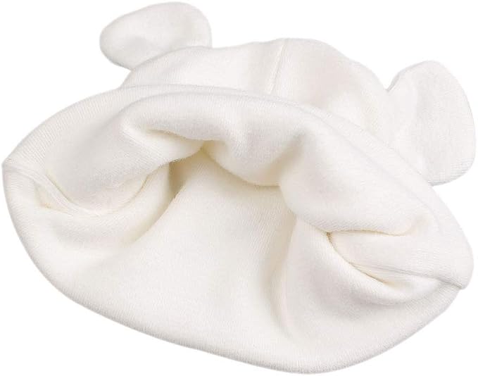 Pesaat Newborn Hospital Hat 0-12Months Preemie Boys Girls Beanie Solid Infant - Image 4