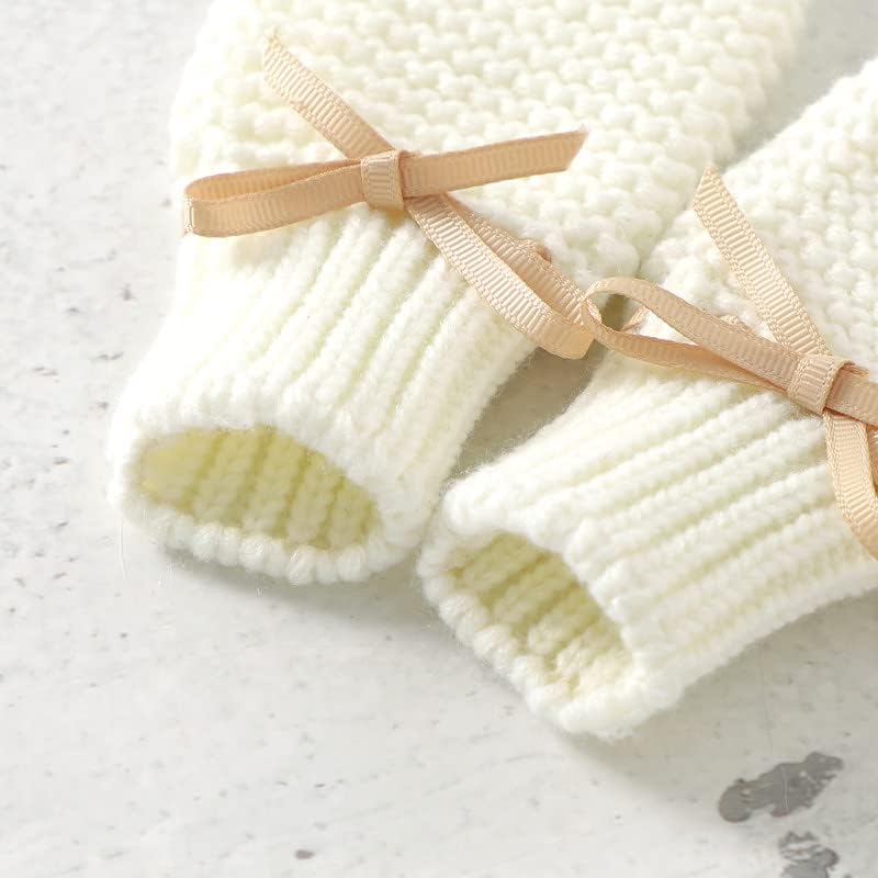 LAWKUL Baby Booties Knit Newborn Shoes Cozy First Walkers Infant Toddler Boots - Image 3
