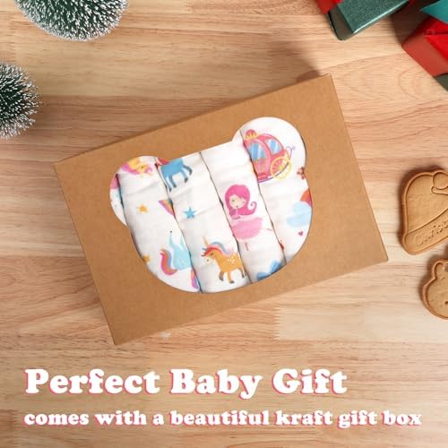 Baby Burp Cloths Muslin Washcloths 6 Pack Cotton Burp Rags - Image 7