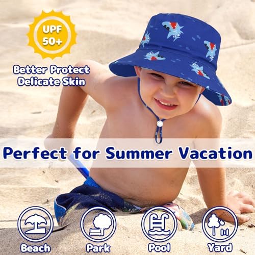 Baby Sun Hat Baby Boy Hats Toddler Hat UPF 50+ Bucket Hat - Image 3