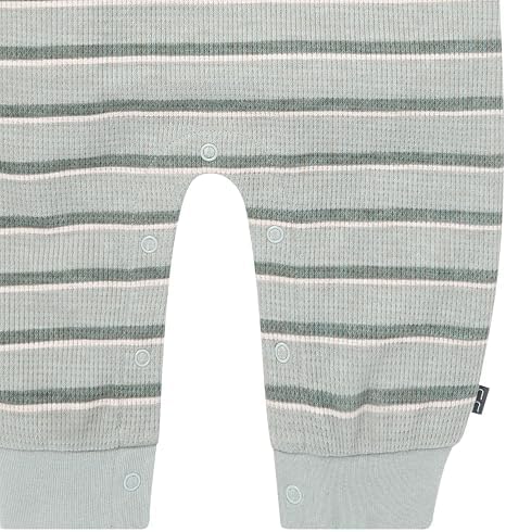 Modern Moments by Gerber Baby Henley Waffle Knit Romper - Image 4