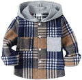 Toddler Baby Boy Long Sleeve Shirt Flannel Buffalo Plaid Shirts Button Down by KimiBear