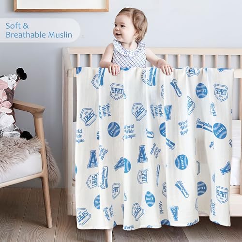 Baby Swaddle Blankets, Bamboo Muslin Receiving Blanket | 1-Pack, Lightweight & - Image 2