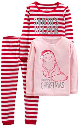 Simple Joys by Carter's Baby 3-Piece Snug-fit Cotton Holiday Pajama Set by SimpleJoysbyCarters