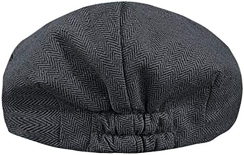 A&J DESIGN Baby Boys Newsboy Cap Toddler Kids Tweed Vintage Flat Hat - Image 2