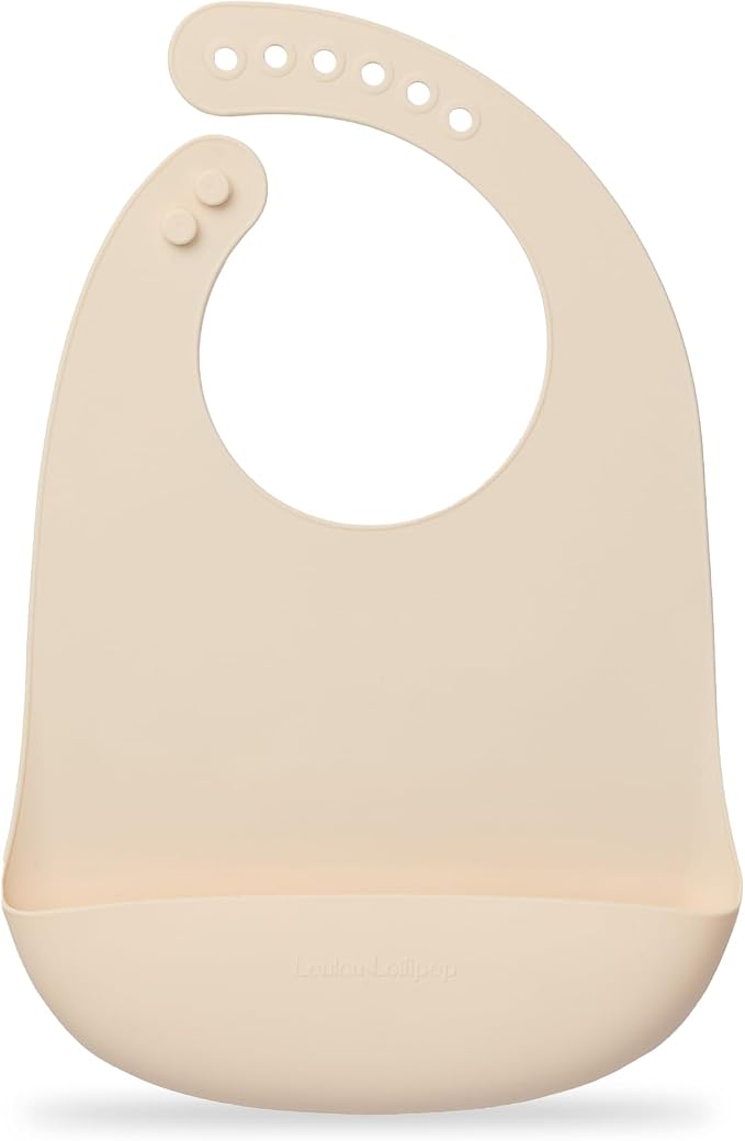 Loulou Lollipop Soft, Waterproof Silicone Feeding Bib by LoulouLollipop