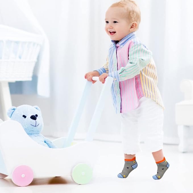 Tphon Non Slip Kids Toddler Socks - Image 3