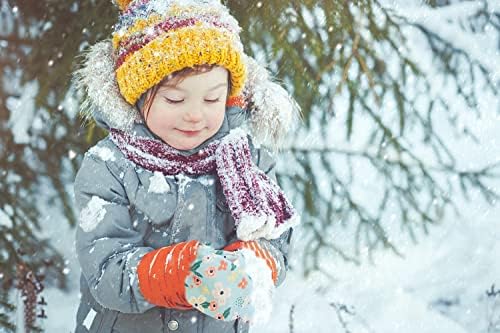 Toddler Gloves Kids Mittens Winter Warm Lined Fleece Gloves Waterproof Snow - Image 4