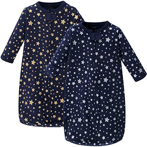 Hudson Baby Unisex Baby Cotton Long-Sleeve Wearable Sleeping Bag by HudsonBaby