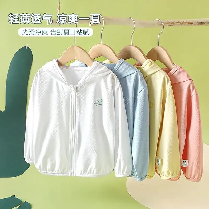 Baby Infant Toddler Lightweight and Breathable Sunscreen-Hoodie Summer Sun - Image 3