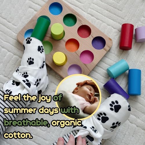 Ella Bonna Baby Booties Organic Cotton Muslin Newborn Baby Slippers Baby Boy - Image 6
