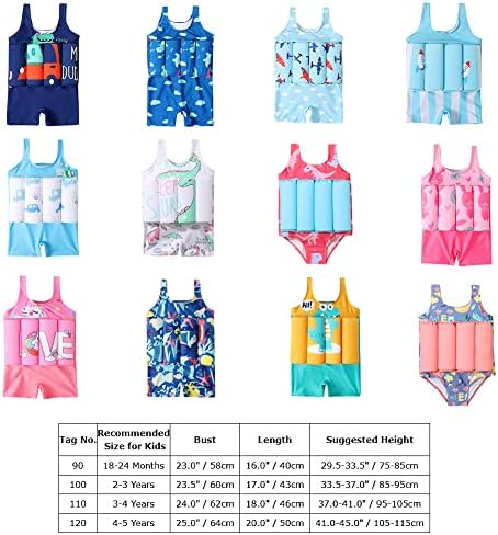 Kids Boys Girls Floatation Swimsuit - Image 3