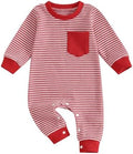 VISGOGO Newborn Infant Baby Boy Waffle Cotton Romper Clothes Onesie Stripe by VISGOGO
