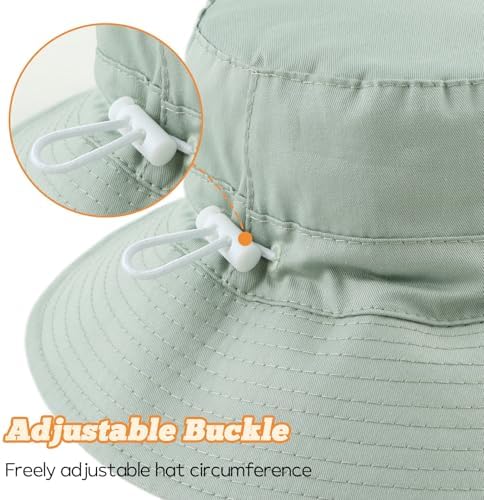 Bamery Baby Toddler Girls Bucket Hat Newborn Sun Hats - Image 5
