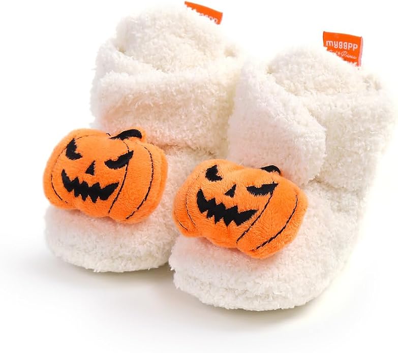 Ohwawadi Infant Baby Boys Girls Slippers Cozy Fleece Booties Soft Bottom Warm - Image 3