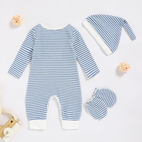 GRNSHTS Newborn Baby Boy Romper Coming Home Outfits Letter Print Bodysuit - Image 3