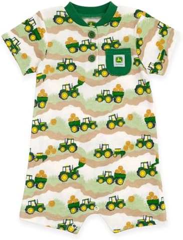 John Deere Baby Boys' One Piece Romper Newborn to Infant by JohnDeere