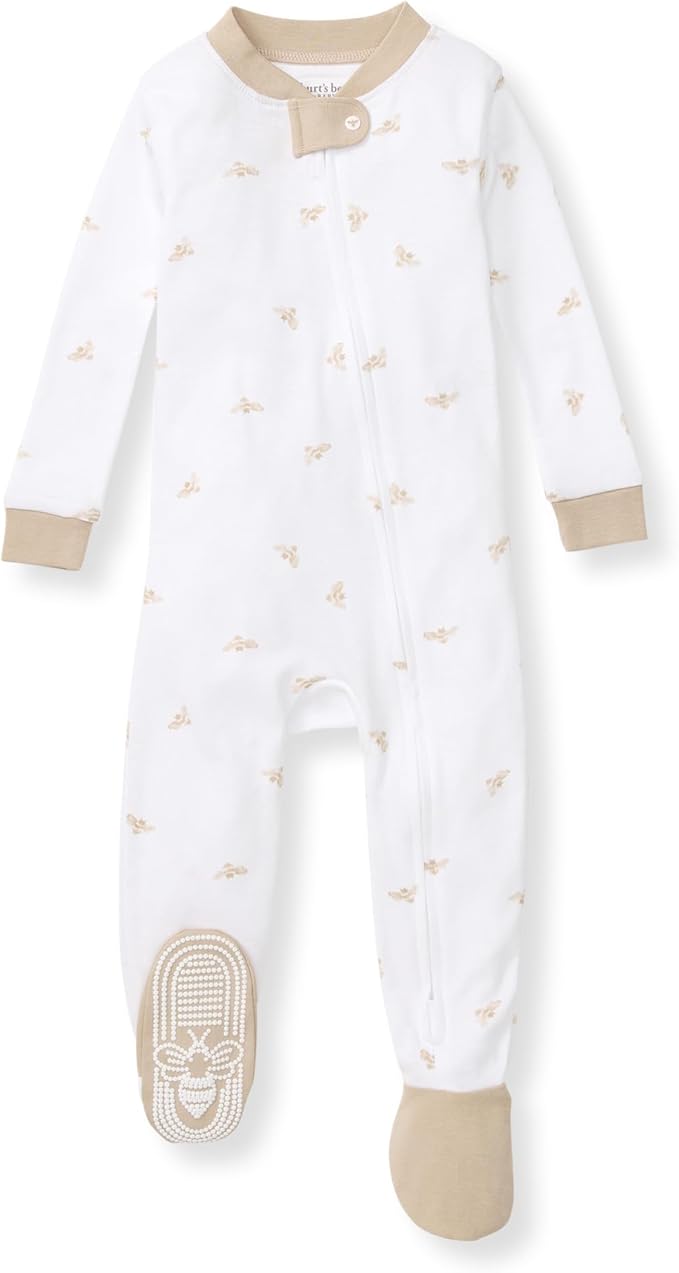 Burt's Bees Baby Boys Organic Cotton, Snug Fit Footed Sleeper Pajamas | by BurtsBeesBaby