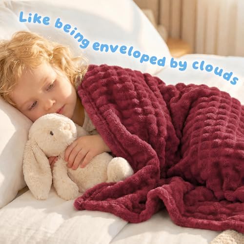 Fleece Baby Blanket for Girls Boys, Soft Cozy Cute Infant Toddler Receiving - Image 3