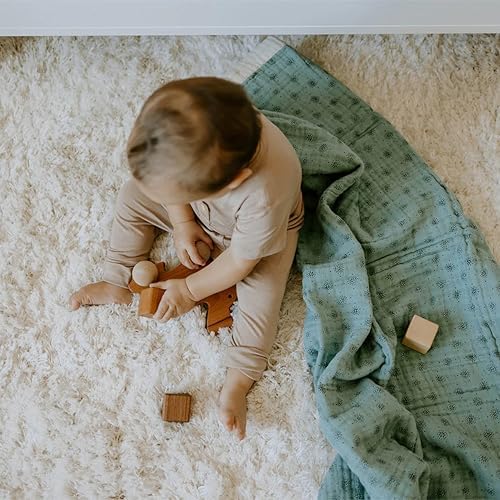 Little Unicorn Newborn Receiving Quilt | Ultra- Soft - Image 6