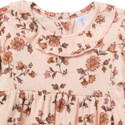 Modern Moments by Gerber Baby Girls' Long Sleeve Long Leg Ruffle Romper - Image 2